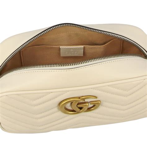 white crossbody gucci|white Gucci shoulder bag.